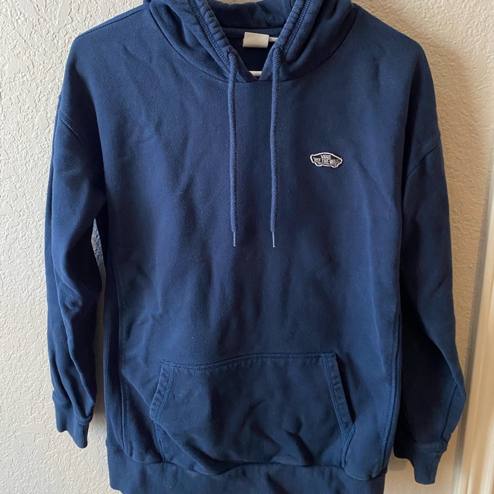 Navy Blue VANS hoodie XS (oversized)